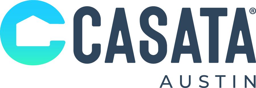 The image is a logo for CASATA Austin.